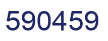 Number 590459 blue image