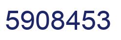 Número 5908453 imagen azul