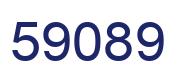 Número 59089 imagen azul