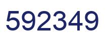 Número 592349 imagen azul