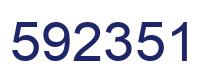 Número 592351 imagen azul
