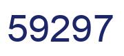 Número 59297 imagen azul