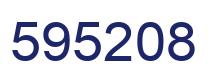 Number 595208 blue image