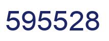 Number 595528 blue image