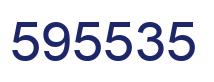 Number 595535 blue image