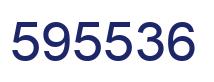Number 595536 blue image