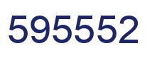 Number 595552 blue image