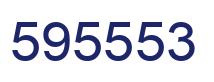 Number 595553 blue image
