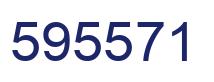 Number 595571 blue image