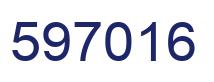 Número 597016 imagen azul