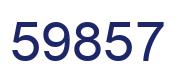 Number 59857 blue image