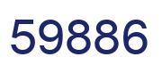 Número 59886 imagen azul