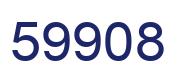 Número 59908 imagen azul