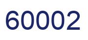 Number 60002 blue image