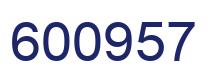Number 600957 blue image