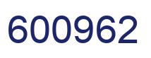 Number 600962 blue image