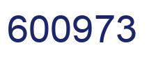 Number 600973 blue image