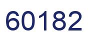 Number 60182 blue image