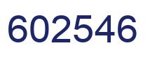 Número 602546 imagen azul