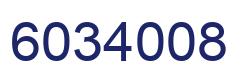 Number 6034008 blue image