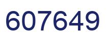 Número 607649 imagen azul