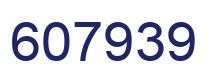 Número 607939 imagen azul
