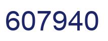 Número 607940 imagen azul