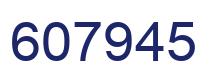Número 607945 imagen azul