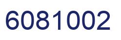 Número 6081002 imagen azul