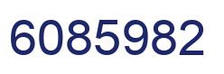 Number 6085982 blue image