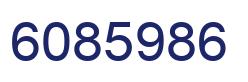 Number 6085986 blue image