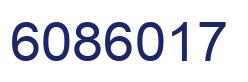 Number 6086017 blue image