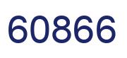 Number 60866 blue image