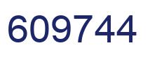 Número 609744 imagen azul
