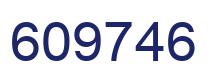Número 609746 imagen azul
