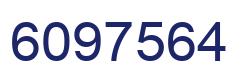 Número 6097564 imagen azul