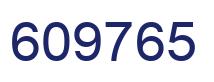 Número 609765 imagen azul