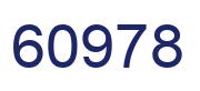 Number 60978 blue image