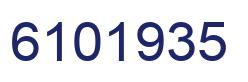 Number 6101935 blue image