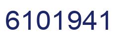 Number 6101941 blue image