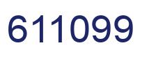 Número 611099 imagen azul