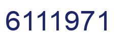 Número 6111971 imagen azul