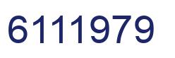 Número 6111979 imagen azul