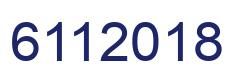 Number 6112018 blue image