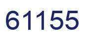Número 61155 imagen azul