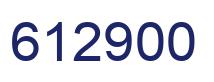 Number 612900 blue image