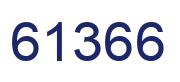 Número 61366 imagen azul
