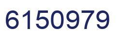 Número 6150979 imagen azul