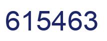 Número 615463 imagen azul