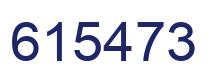 Número 615473 imagen azul